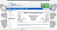 Desktop Screenshot of directtransmissionparts.com